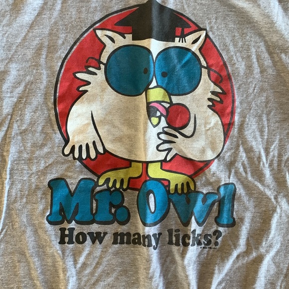 Tee Luv Tootsie Roll Pop Wanna Lick T-Shirt - Tootsie Pop Mr Owl Graphic - Picture 4 of 4